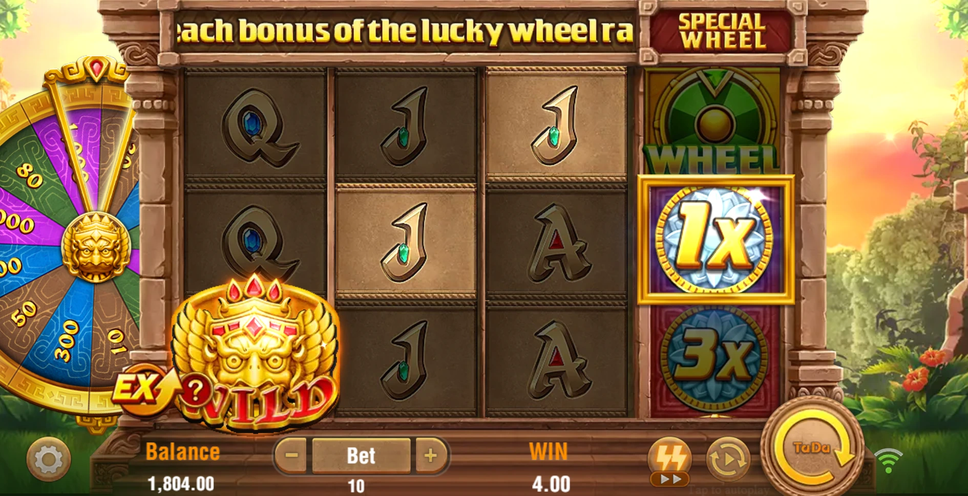 Fortune gems 2 slot wild symbol.