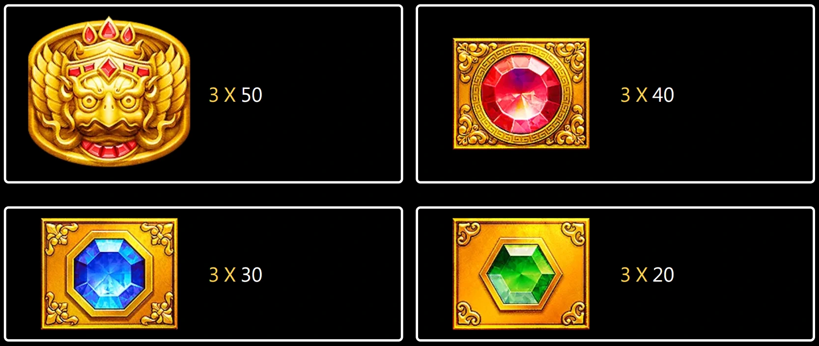 Fortune gems 3 symbols.